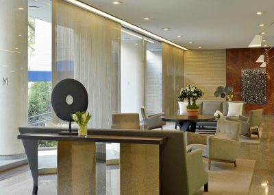 lobby with indonesian coins